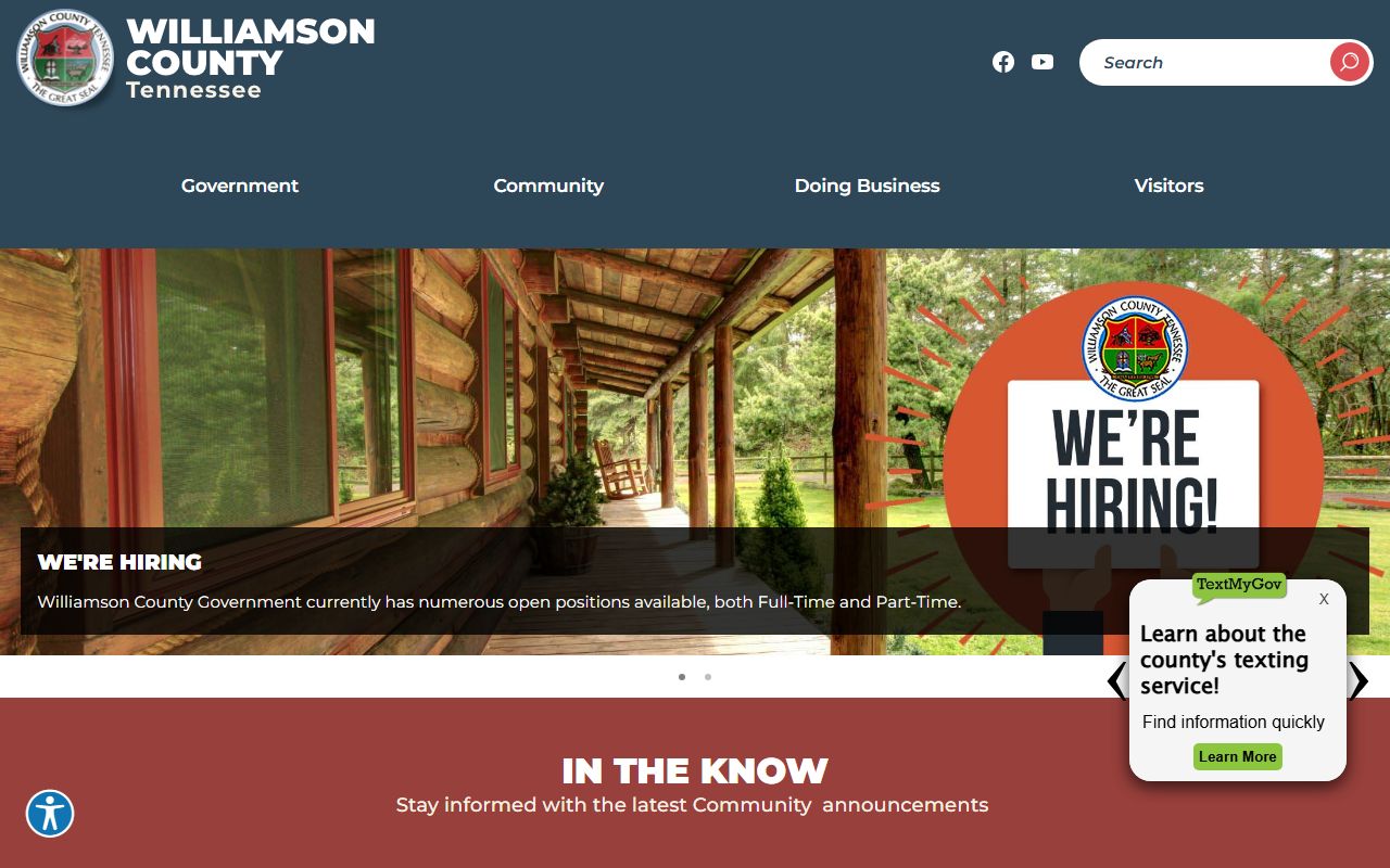 Franklin death records support from Williamson County government