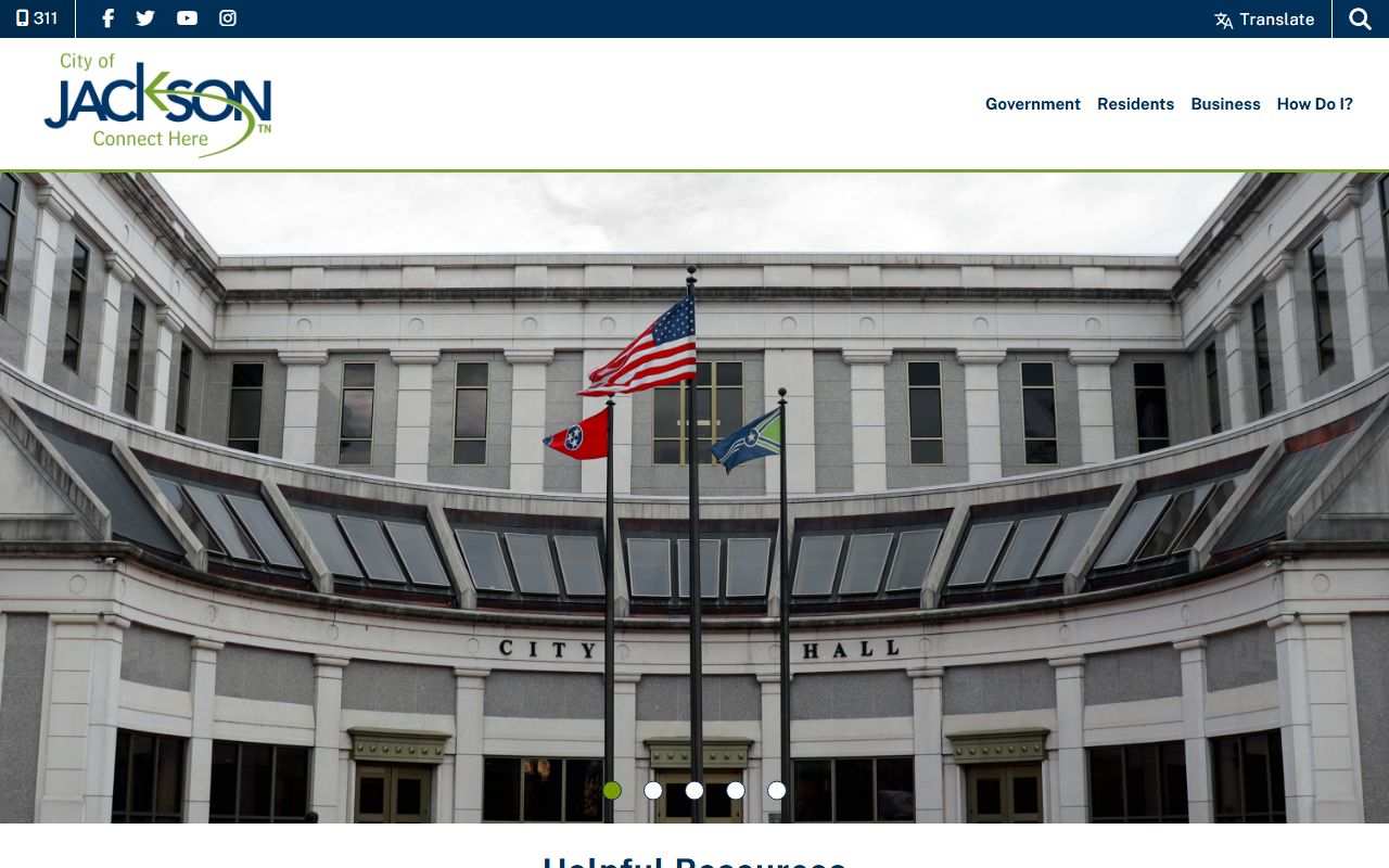 Jackson death records support from the City of Jackson