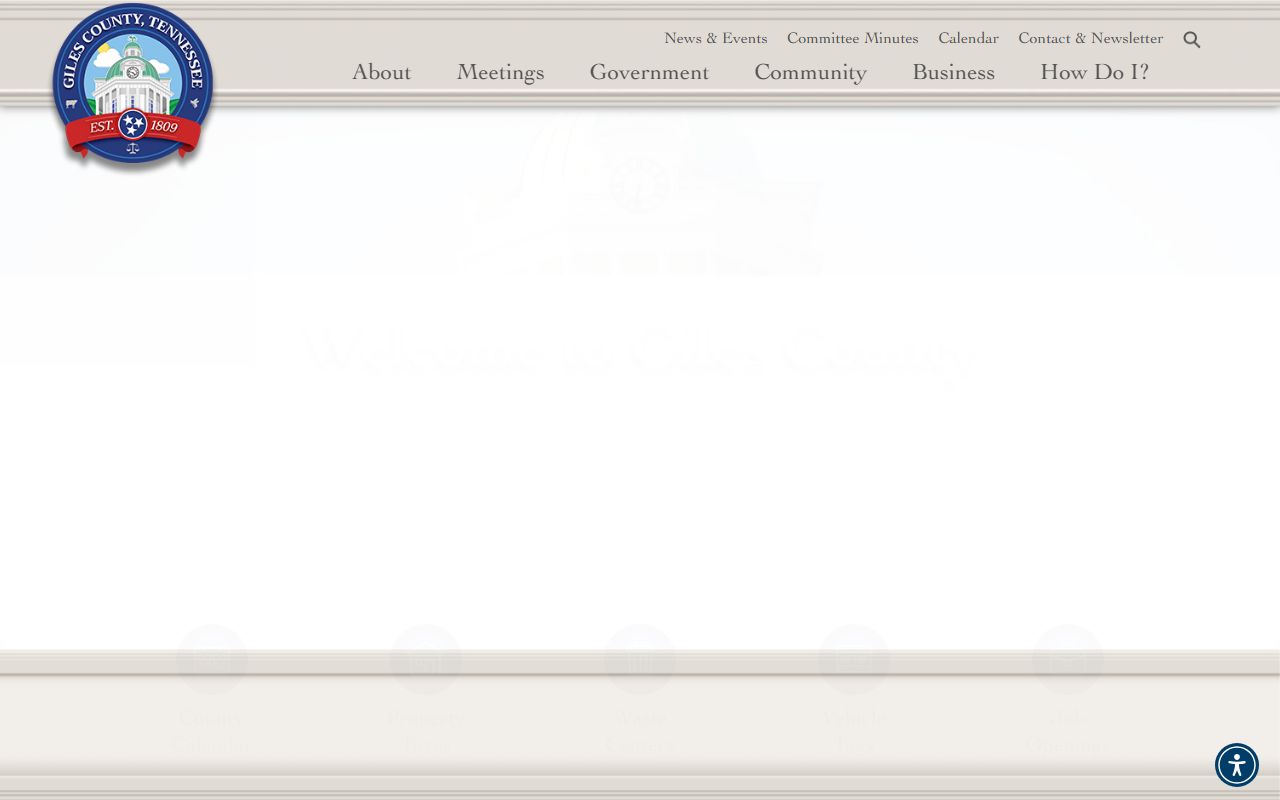Giles County death records county government website