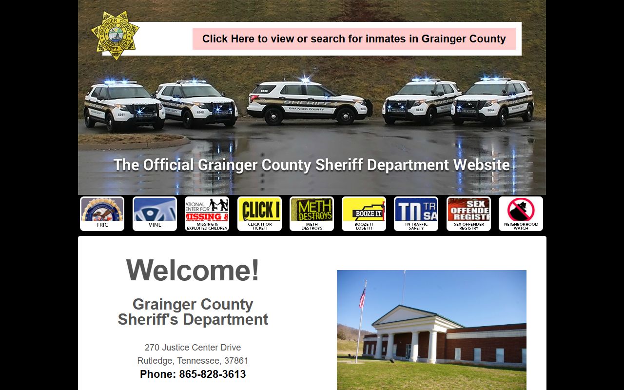 Grainger County death records help from the Grainger County government website