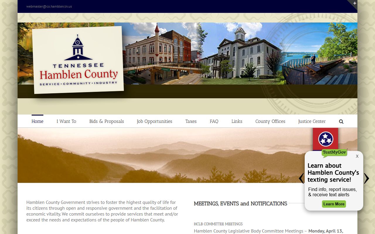 Hamblen County death records help from the Hamblen County government website